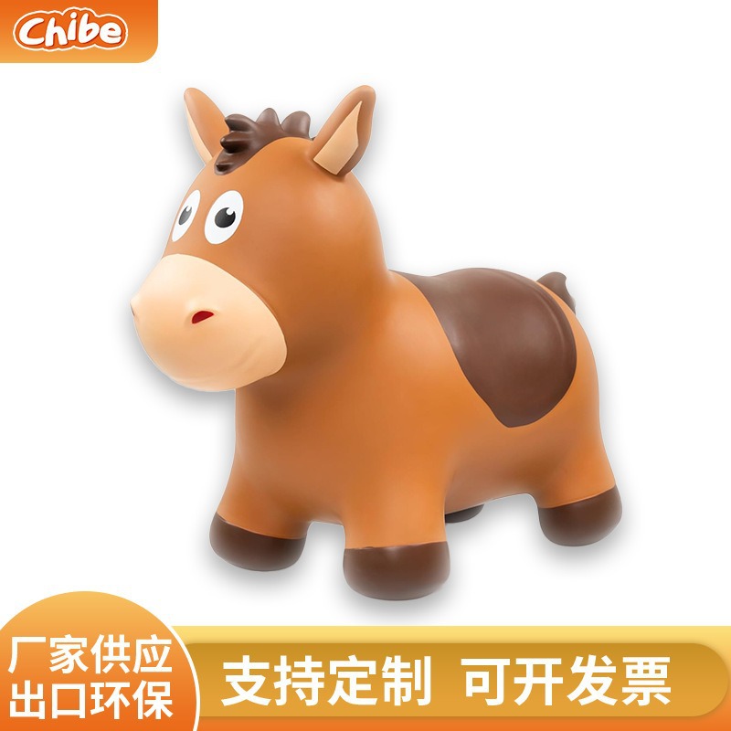 新年の贈り物、ジャンプできる馬、PVC製子供用インフレータブルおもちゃ、馬を乗って成功を掴みましょう、大型ゴム製馬、インフレータブルプラスチック馬