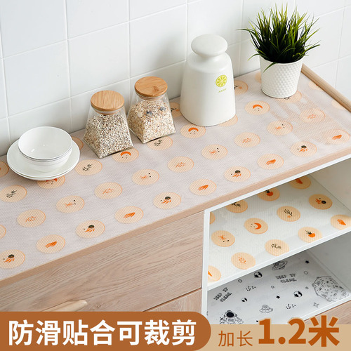 Cuttable drawer pad DIY placemat countertop oil-proof printed cabinet mat kitchen EVA anti-slip oil-proof pad paper