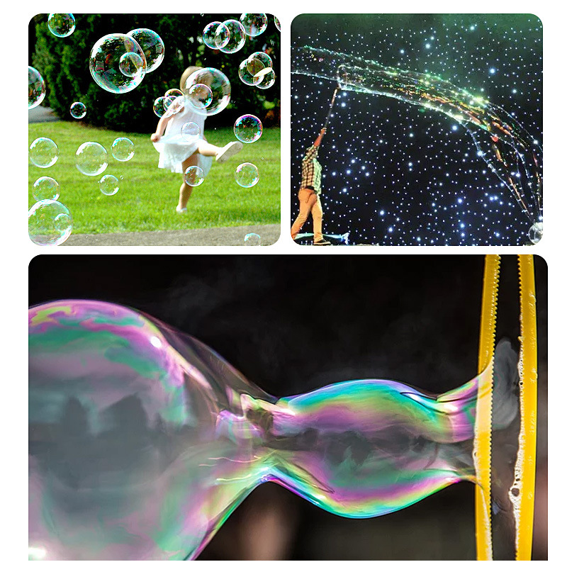 Special Supplement Liquid for Rainbow Bubble Series, Portable Bag Packaging Bubble Water, Safe Bubble Concentrate