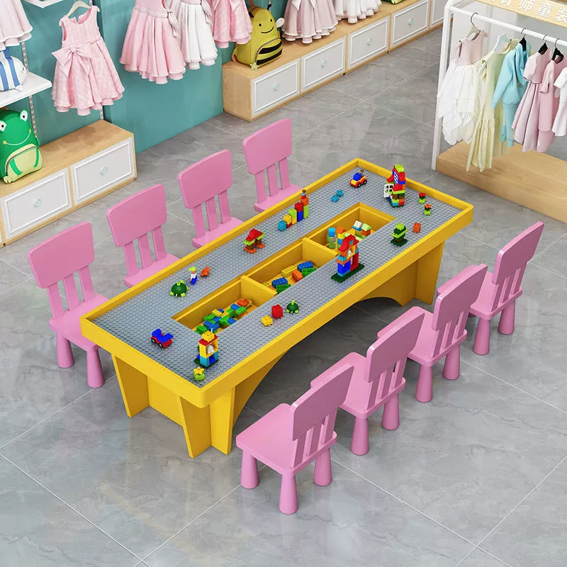 Universal big constructor from natural wood, toy, storage system