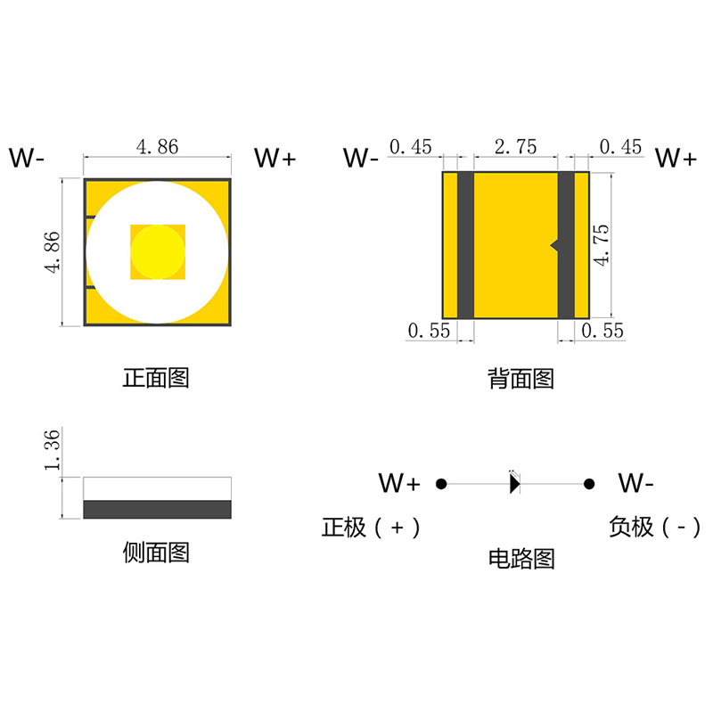 20Wハイパワー5050レーザー着天砲led電球ハイライトヘッドライト懐中電灯用集光セラミック電球|undefined