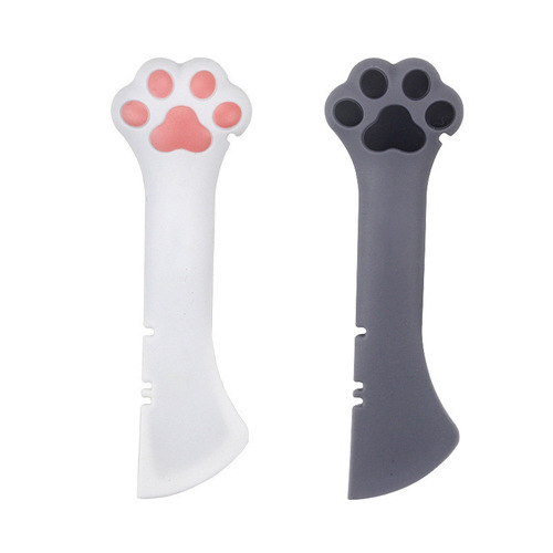 Cat Paw Can Opener Spoon Wet Food Cat Paw Stirring Spatula Pet Supplies Cross-border Wholesale