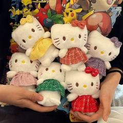 天使KT猫ins少女kitty可爱挂件裙子包包毛绒挂饰钥匙扣公仔礼物
