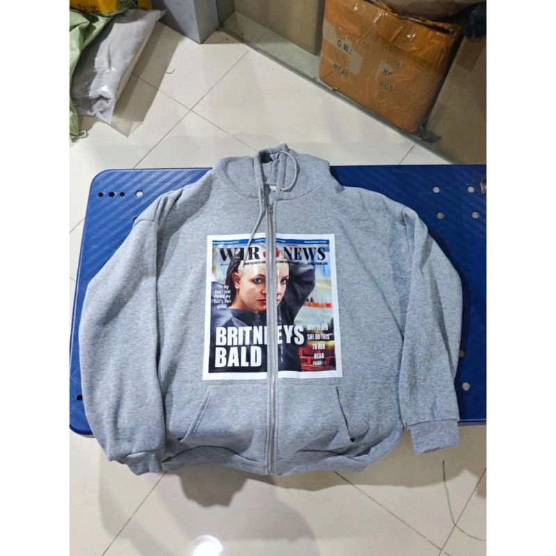 Y2K Retro-Grafik-Hoodie – Unisex Oversized-Sweatshirt mit Reißverschluss (3D-Druck, Schwarz/Grau/Rosa, S-5XL)_voghion.com