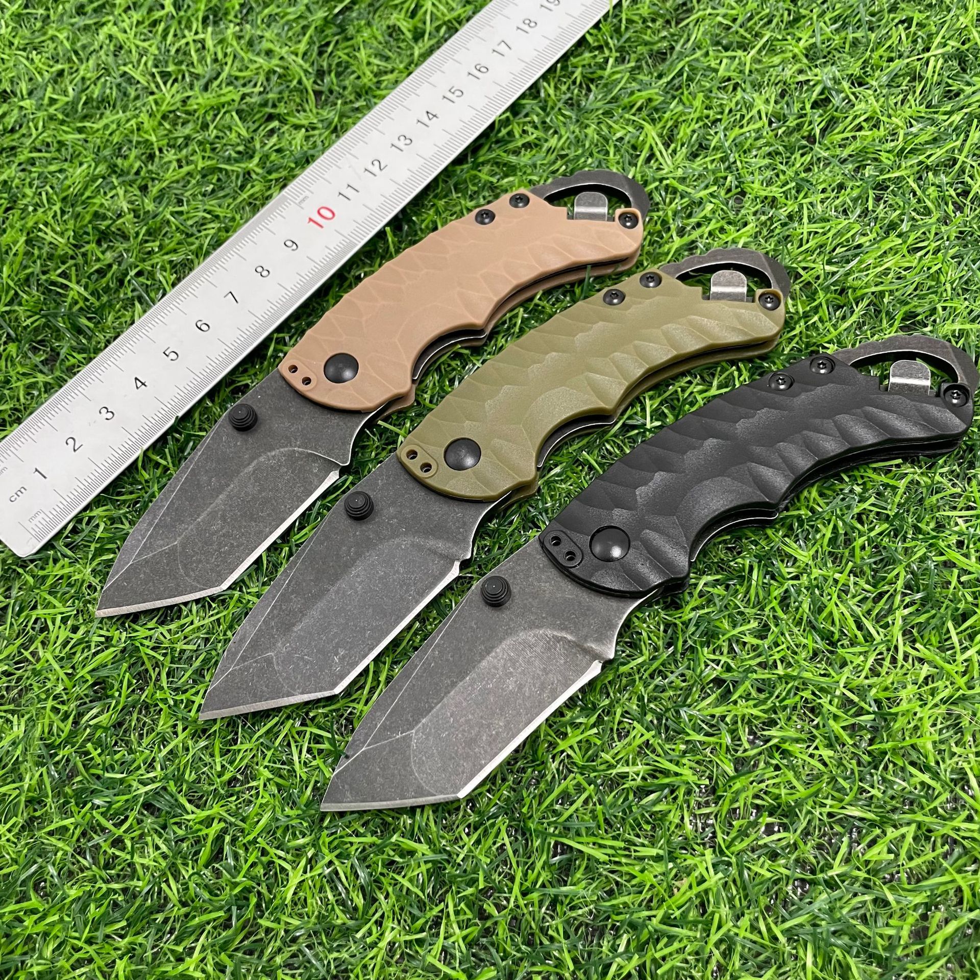 跨境热销卡秀8750折叠刀户外登山野营防身便携带多功能锋利折刀