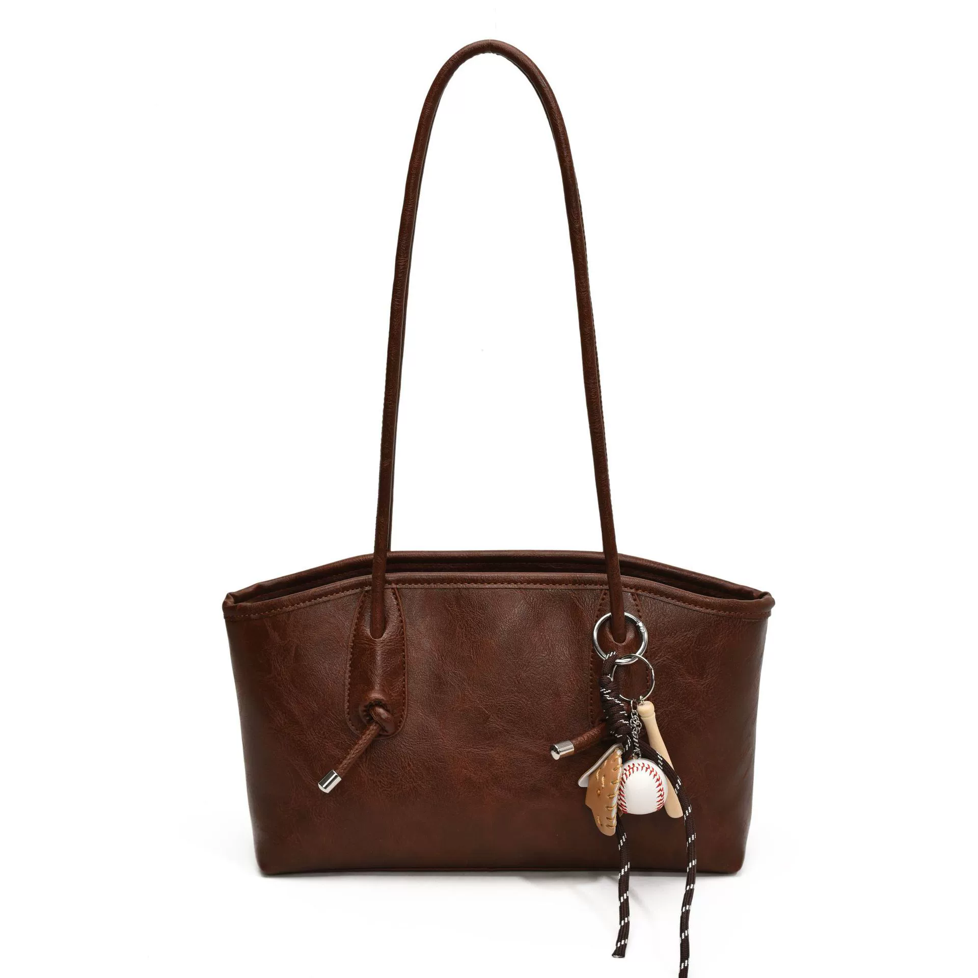 Winter universal capacious shoulder bag, one-shoulder bag for leisure, high-end
