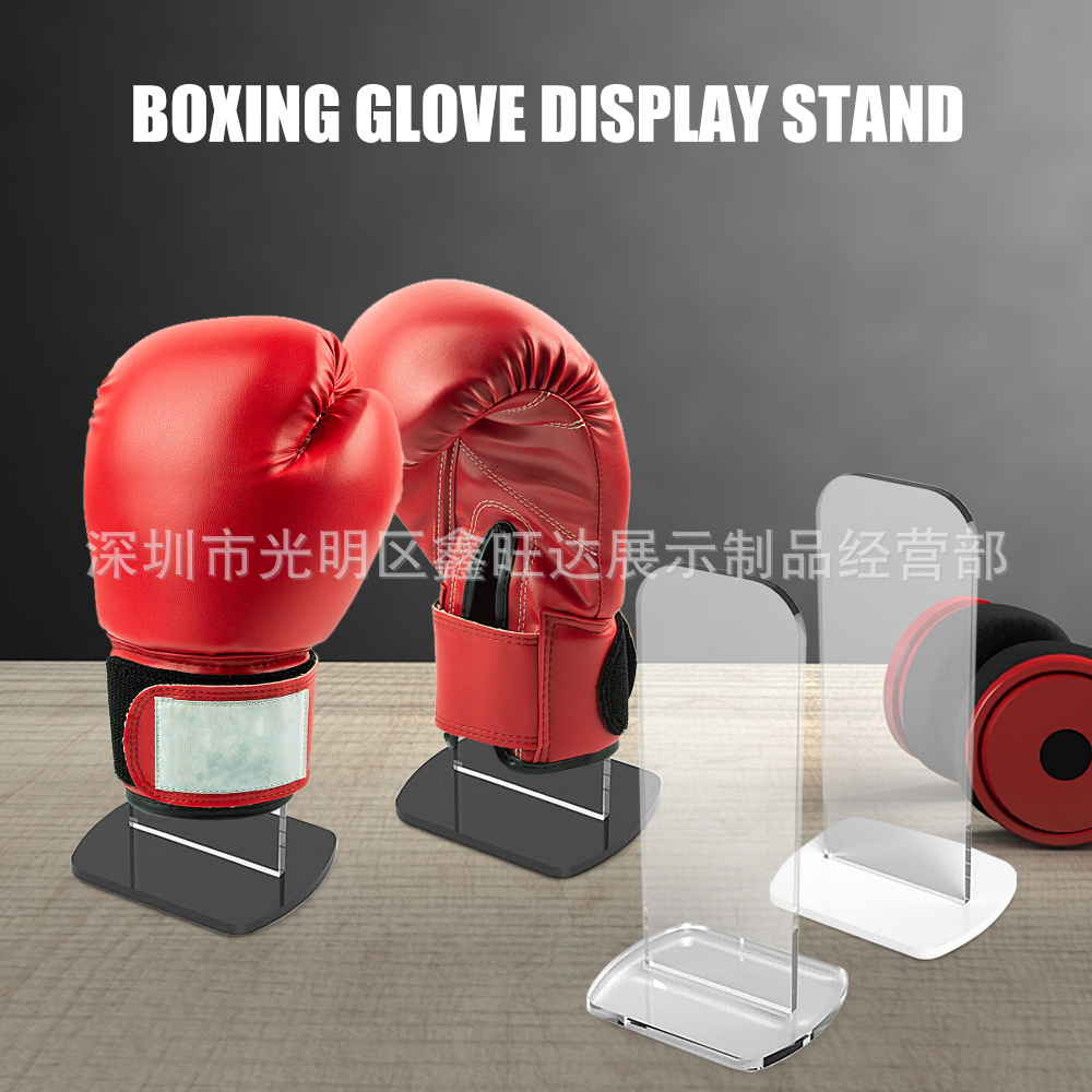 Gloves, boxing tubing, stand