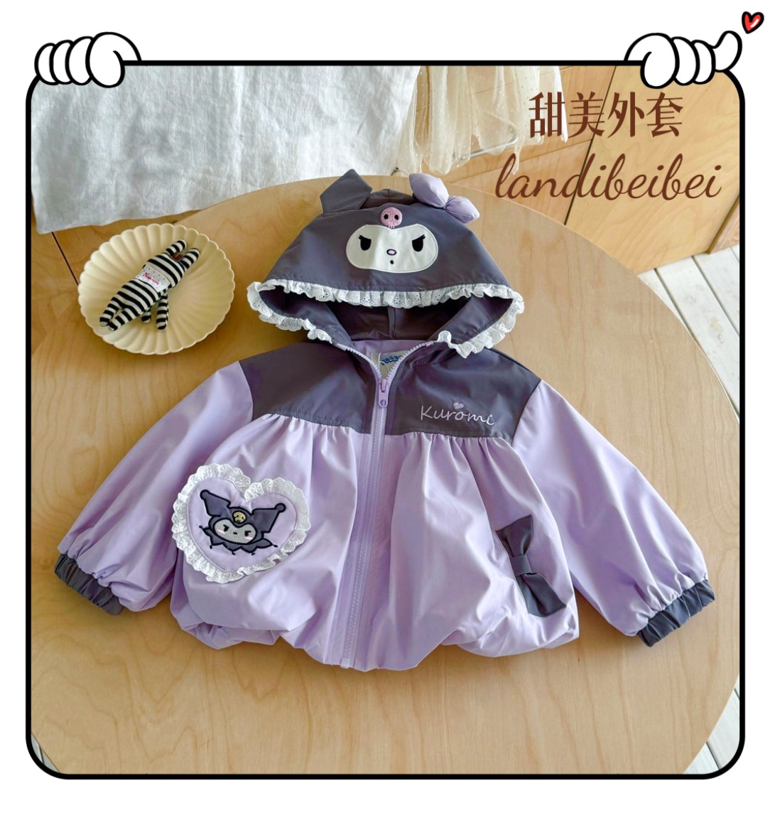 Q034 children's jacket-purple