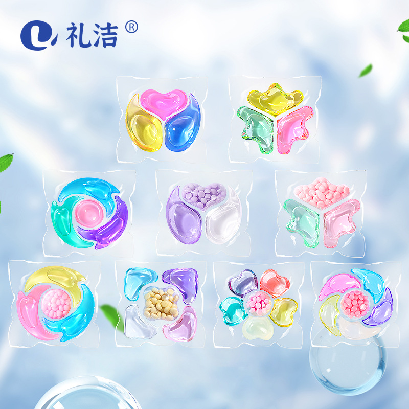 Multi-Choice Laundry Detergent Pods, Box Packaging, Laundry Detergent Pods, Scent Pods, Family Size, Three-in-One, Wholesale