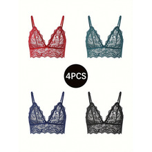 Y 45644 French Rabbit Ear Lace Bra ��ʽ�ö�����˿���ؿ�