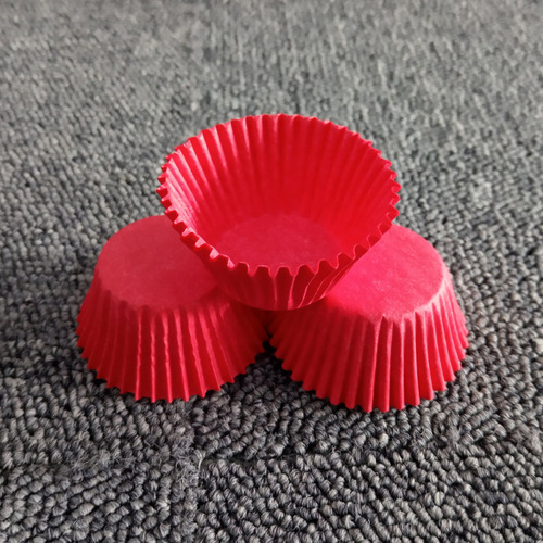 Factory Direct Supply High Temperature Resistant Cake Paper Cups Round Muffin Cups Greaseproof Snow Melon Paper Trays Baking Cake Cups Wholesale