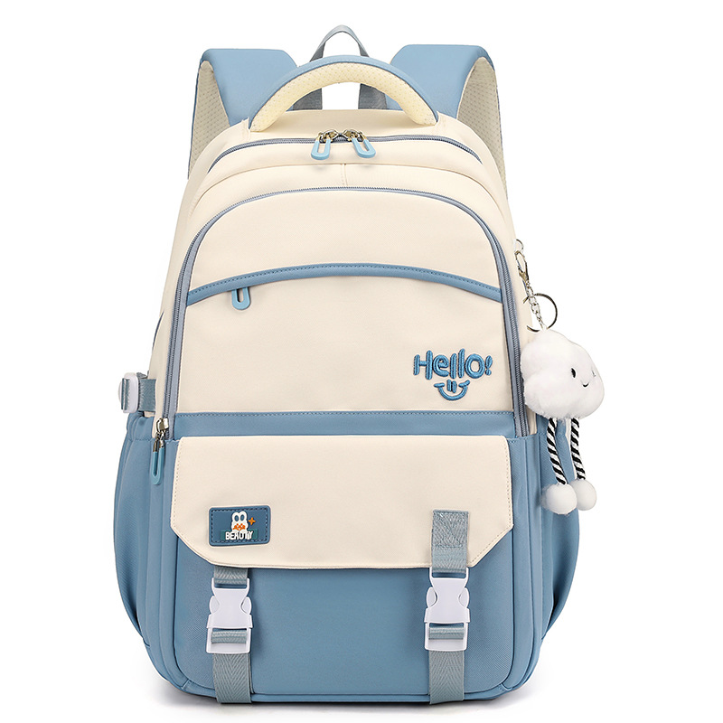 Mochila de estudiante, escuela secundaria, escuela primaria, nueva mochila casual para mujer, bolsa de viaje al aire libre coreana, simple y de gran capacidad