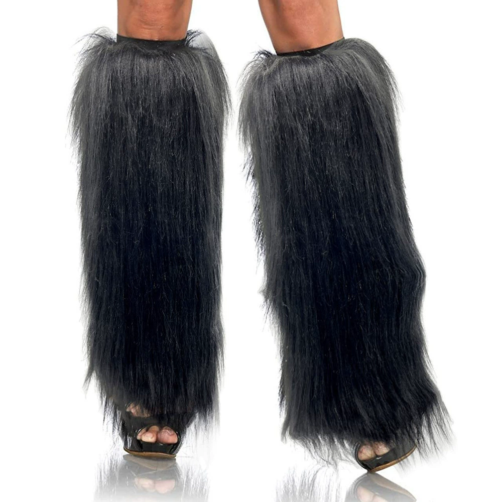 2025 новых теплых носков из искусственного меха для осени и зимы, длинные меховые носки, сексуальные меховые леггинсы-носки