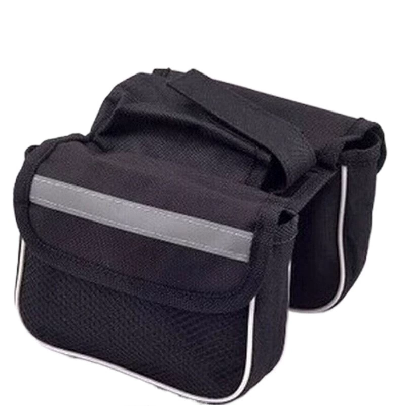 Велосипедная сумка «Три в одном»/седельная сумка для горного велосипеда, сумка для передней балки, сумка для верхней трубки/Аксессуары для снаряжения для езды на велосипеде