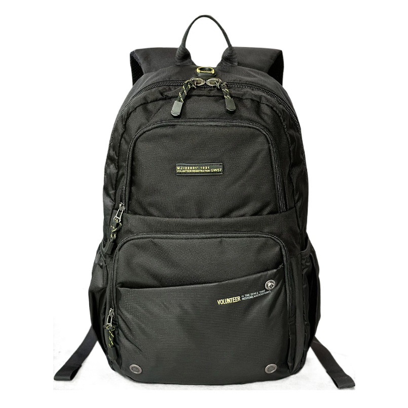 Hua Longdier Men's Fashion Business Backpack Commuter Large Capacity Oxford Cloth Backpack Fashionable Student Computer Bag