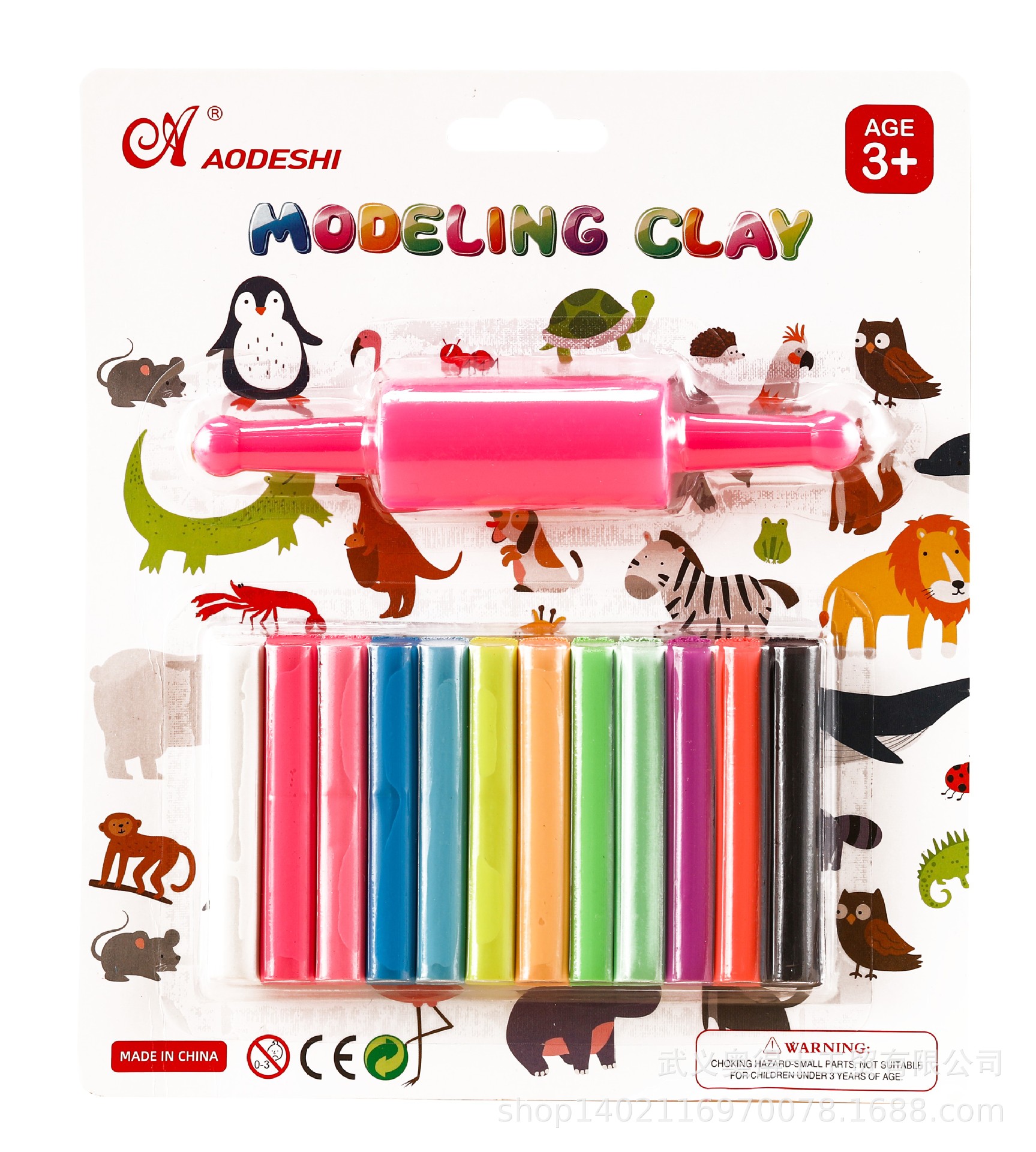 Odess venta directa de fábrica de juguetes de arcilla juguetes educativos manos antiadherentes de color plastilina ecológica multicolor