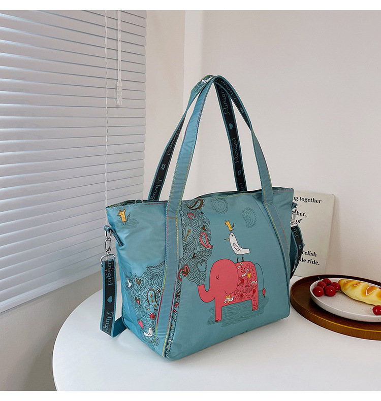 Women's Large Nylon Geometric Cute Square Zipper Bag Sets display picture 23