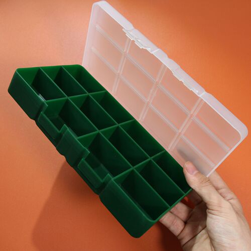 Storage box grid sub-package box component sub-package plastic box solid color plastic box multi-grid sub-package storage box