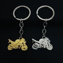 创意个性立体仿真摩托车金属钥匙扣汽车广告锌合金钥匙圈特色挂件