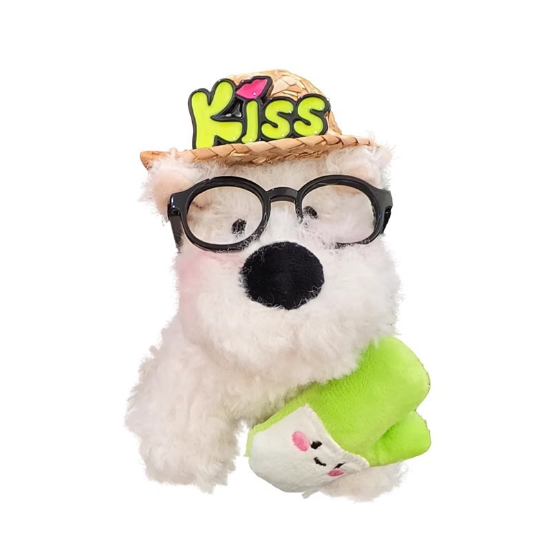 Xiangqian pantalla de automóvil decoración 2024 West Highlands pantalla de automóvil muñeca decoración muñeca regalo para mujeres