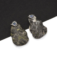 ��Ȼʯ�����ɉ���35x60mm��Ҏ�t���ӿۆο׵��� DIY���Ʒ���