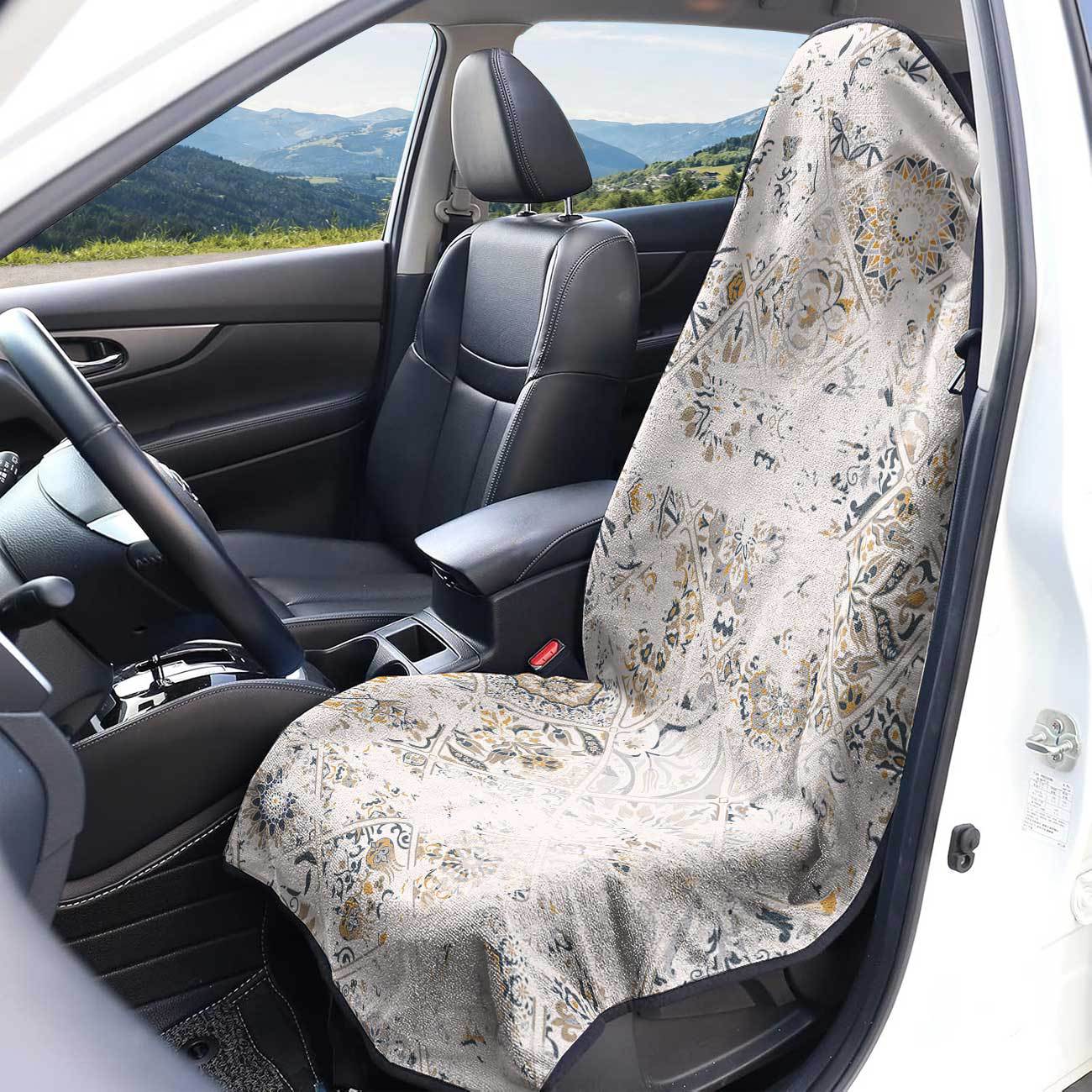 Car seat towel cover front seat protector suitable for gym and exercise, universal for all seasons, car use 76