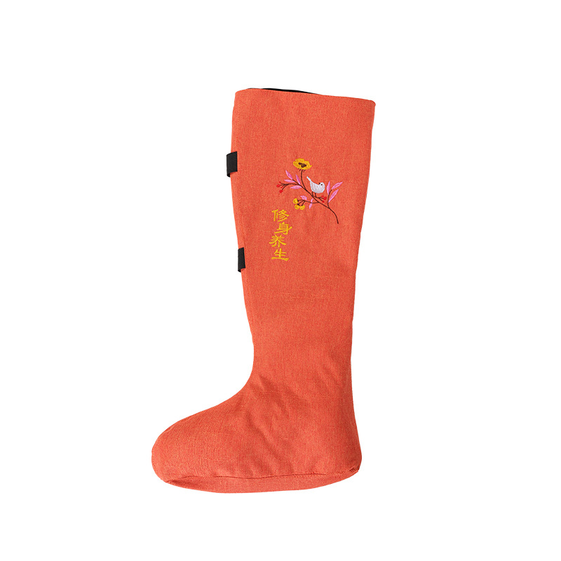 Calentamiento eléctrico moxibustión protector de rodillas, compresas calientes de algodón protector de tobillo, piernas frías, calentamiento de las articulaciones de la rodilla, botas para calentar los pies