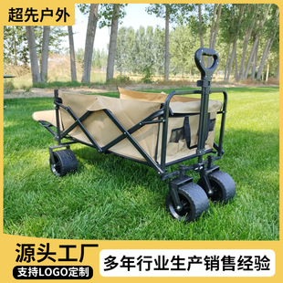 Camp Stall Shopping Cart Foldable Cart Portable Picnic Hand-Pulled Camp Cart