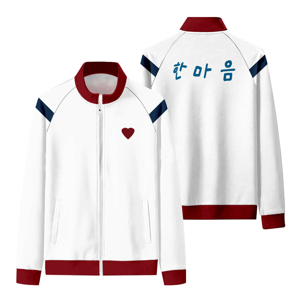 Zombie campus mismo estilo ropa 2022 drama coreano Zhao Yixian Yin Canrong estudiante chaqueta ocasional serie periférica