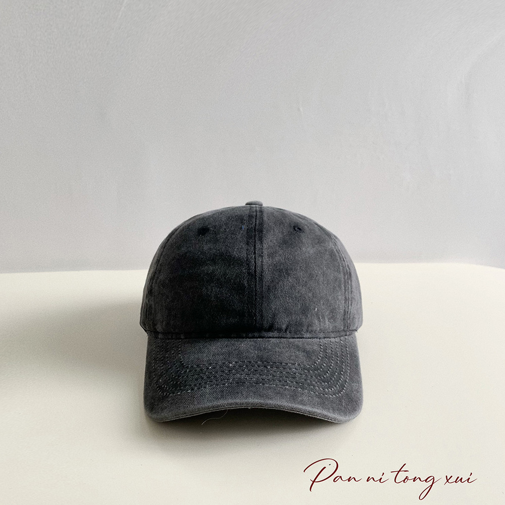 Gorras de béisbol unisex estilo coreano color sólido