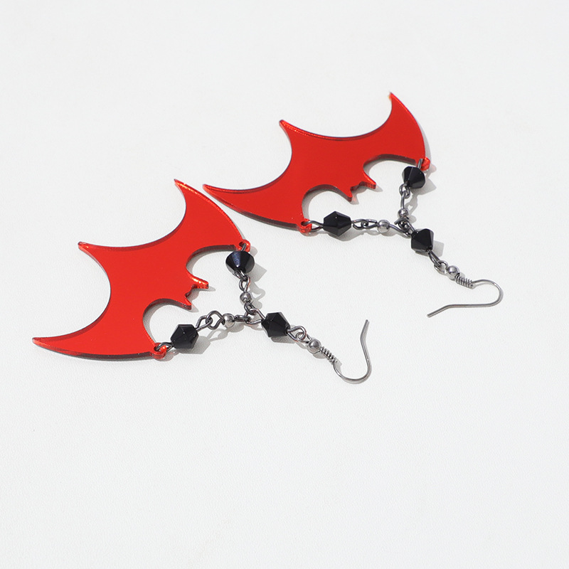 Wholesale Jewelry Cartoon Style Bat Arylic Drop Earrings display picture 3