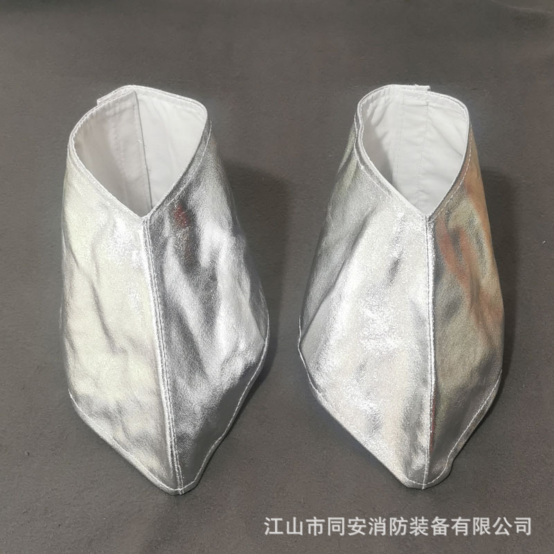 隔热鞋套防高温铝箔布消防隔热