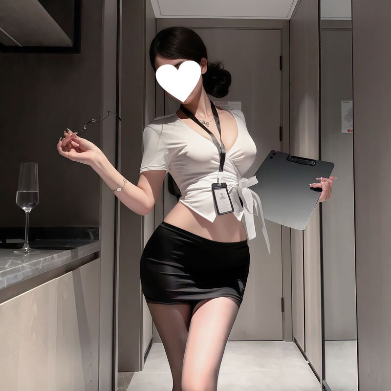 Plus-Size Pure Desire Sexy Secretary Uniform Ol Professional Bodycon Skirt Pure Desire Erotic Lingerie Waist-Cinching Hot Girl Tie-Up Outfit Qq Plus-Size Pure Desire Sexy Secretary Uniform Ol Professional Bodycon Skirt Pure Desire Erotic Lingerie Waist-Cinching Hot Girl Tie-Up Outfit Qq