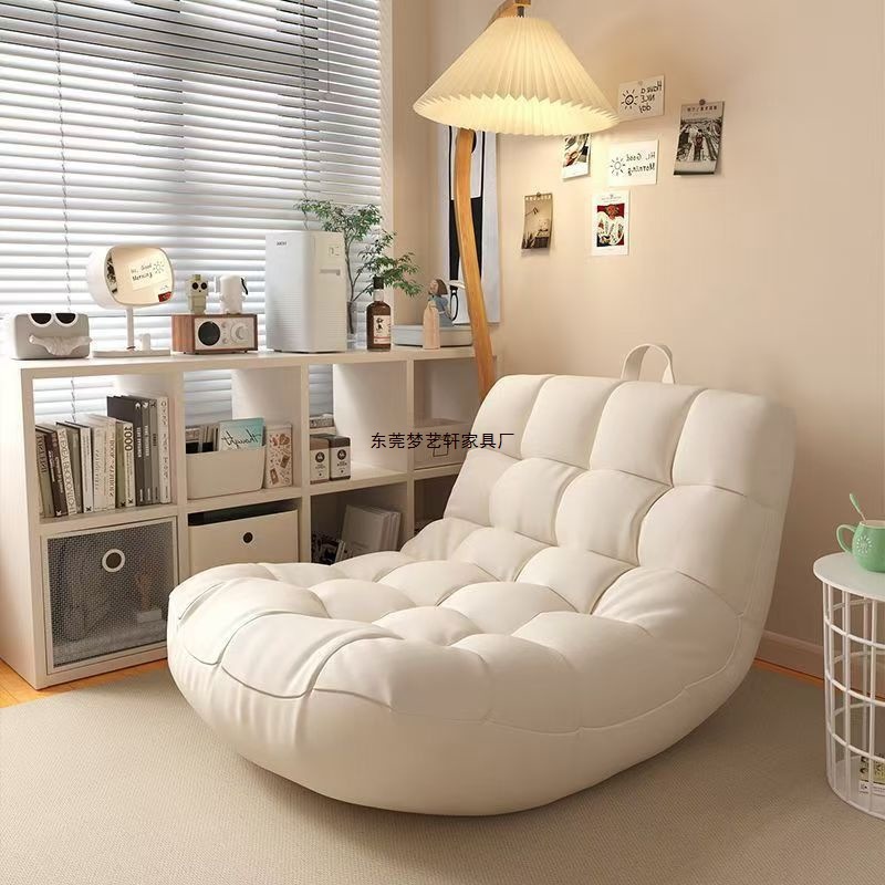 Lazy Sofa, Reclining and Sleeping Caterpillar Single Bedroom Small Sofa, Master Bedroom Recliner, Tatami Balcony Leisure Chair