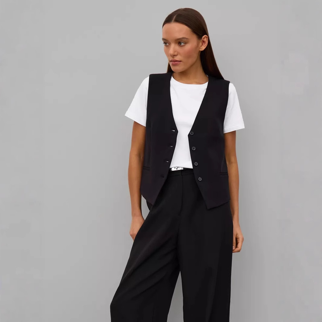 2025春夏新品欧美风基础款纯色T恤女正肩显瘦百搭修身版短袖上衣