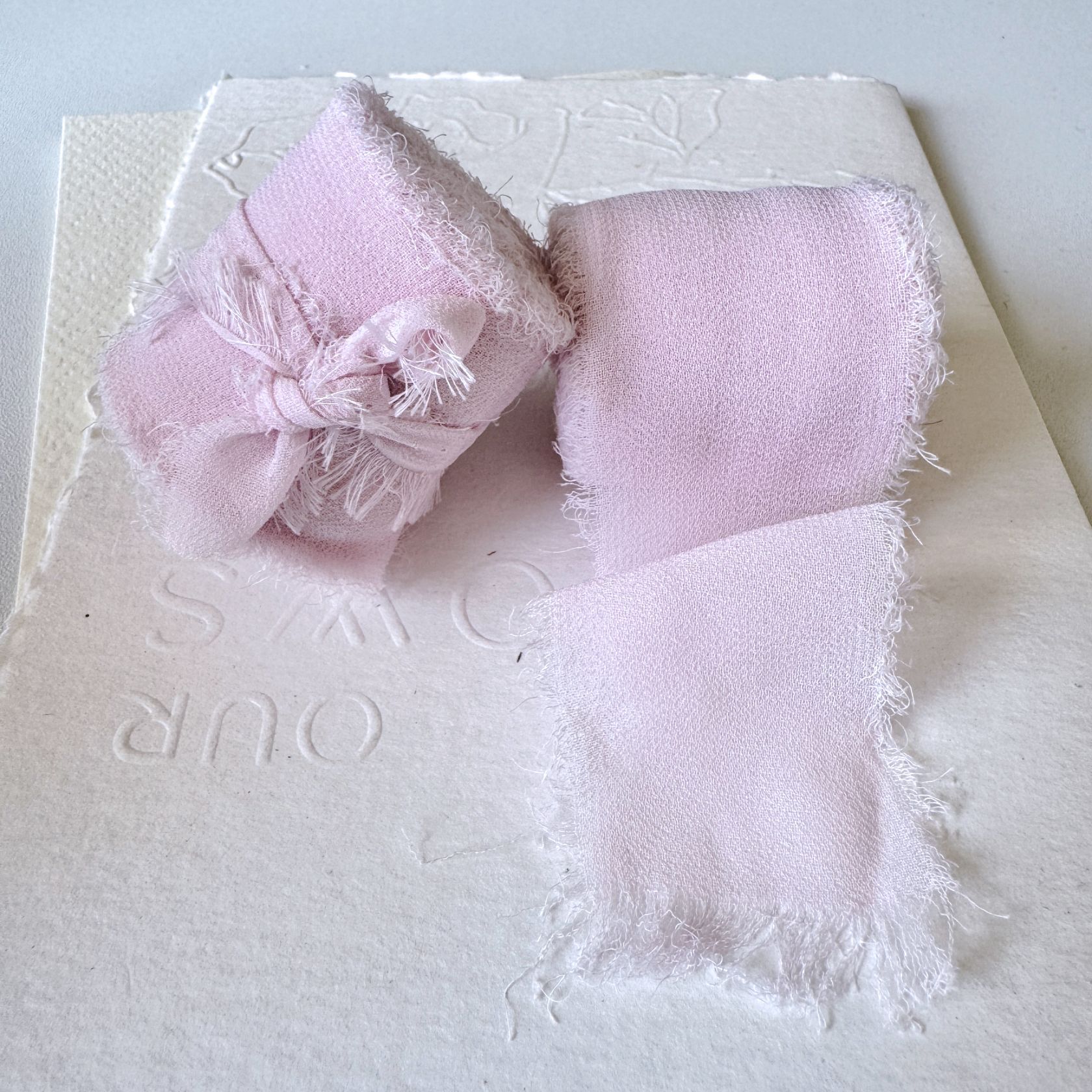 INS deshilachado gasa cinta ramo de la boda borla cinta arco decoración hilo de nieve tira de tela de seda