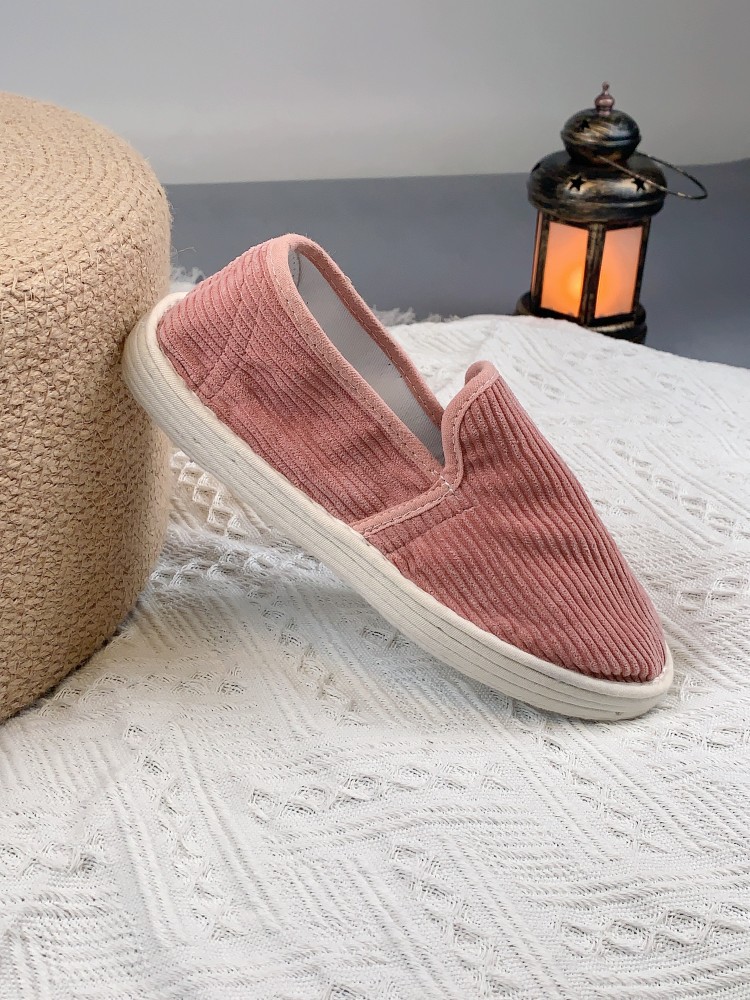 [Pink] Solid color corduroy