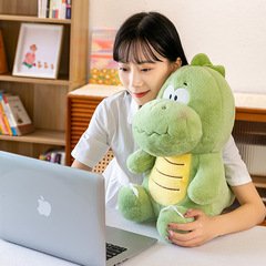 創意新款嘟嘟龍毛絨玩具可愛 恐龍公仔陪伴玩偶生日禮物一件代發