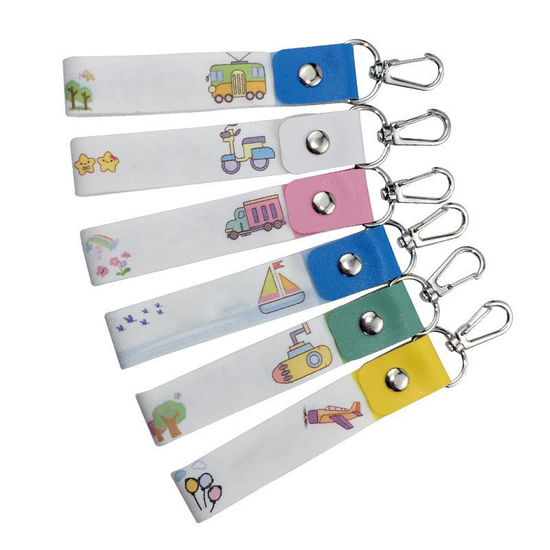 cotton material kindergarten Water cup Bag buckle Name of children Clothing seal blank Handwriting Name Sticker Hanging buckle