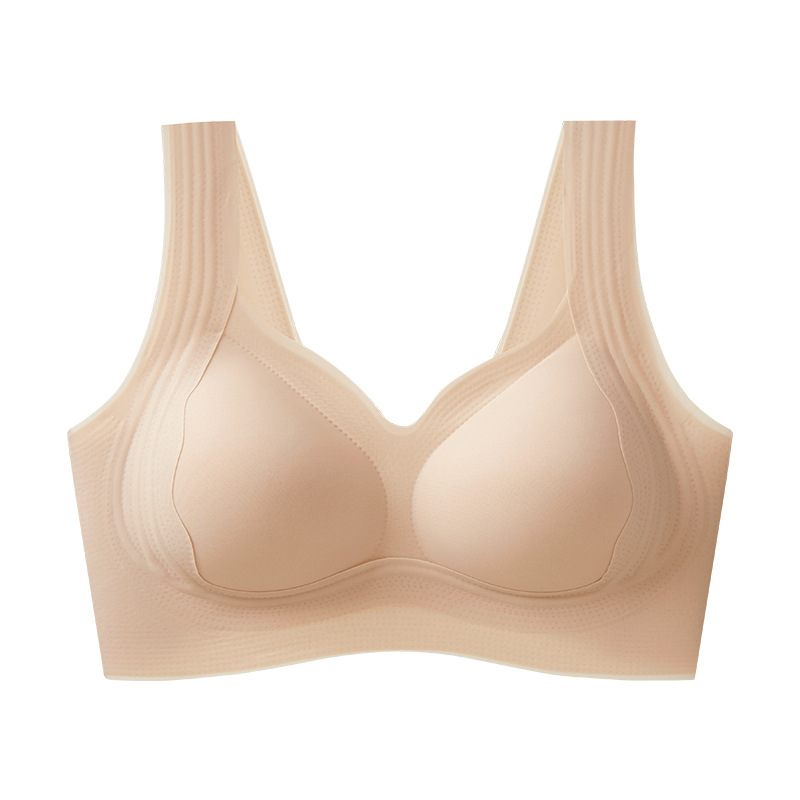 Ropa interior gran pecho cerrado soporte superior para evitar caída de pecho colateral tipo de bra fijo de copa completa sin rastros sujetador de elevación