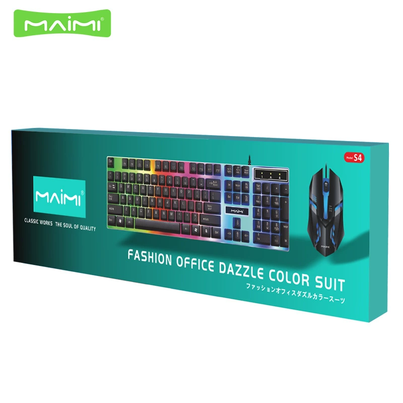 Игровой набор MaiMi (麦靡) — мышь и клавиатура для ноутбука, модель S4