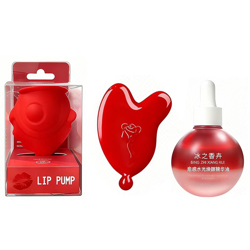 Dispositivo de belleza de labios de silicona, dispositivo de peinado, artefacto de aumento de labios transfronterizo