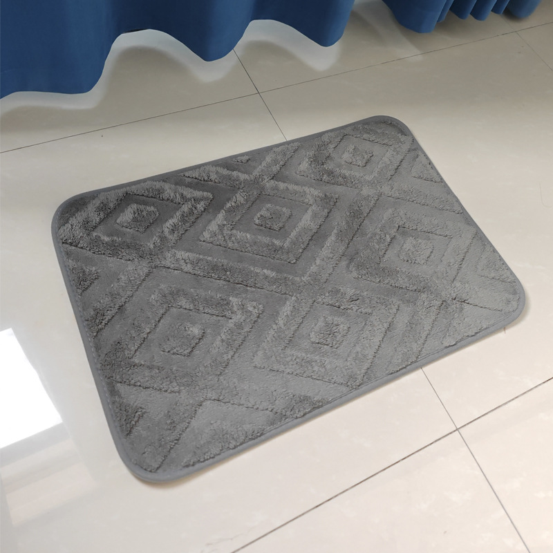 Comercio exterior transfronterizo imita alfombra de cachemira estampada larga alfombra de baño alfombra antideslizante alfombra de lujo ligera