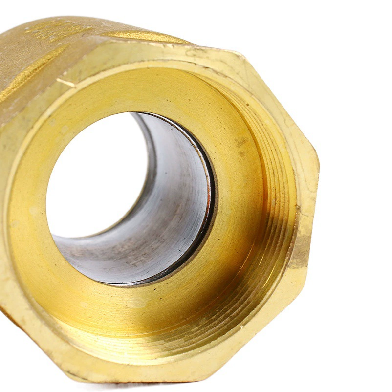 101 шаровой кран Клапан Yefeng оптом Латунный шаровой кран с ручкой Две части ручки шаровой кран с замком Обрабатываемые ворота