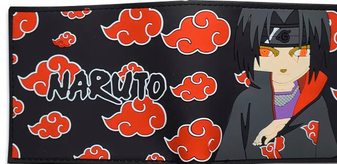 Japanese style Ninja short wallet Renren Naruto Sasuke Kakashi PU leather coin purse youth wallet