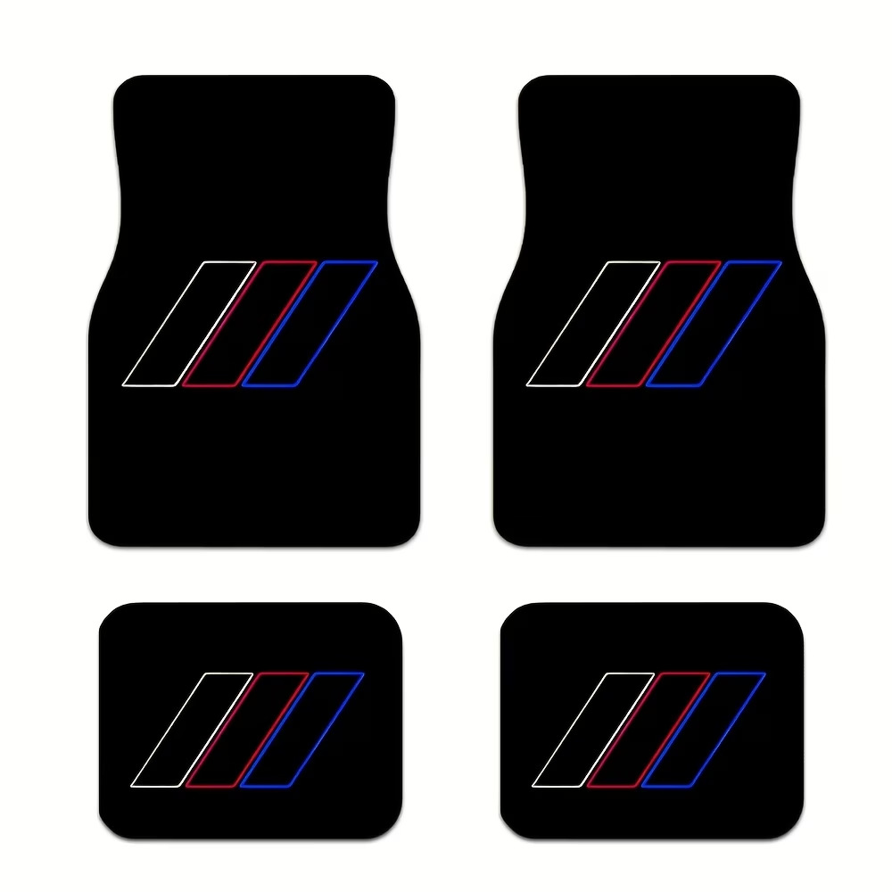 Cross-Border Amazon Temu New Hot-Selling American-Style Car Floor Mats, Dirt-Resistant, Wear-Resistant, Dust-Proof Mats, Four-Piece Set, Dropshipping