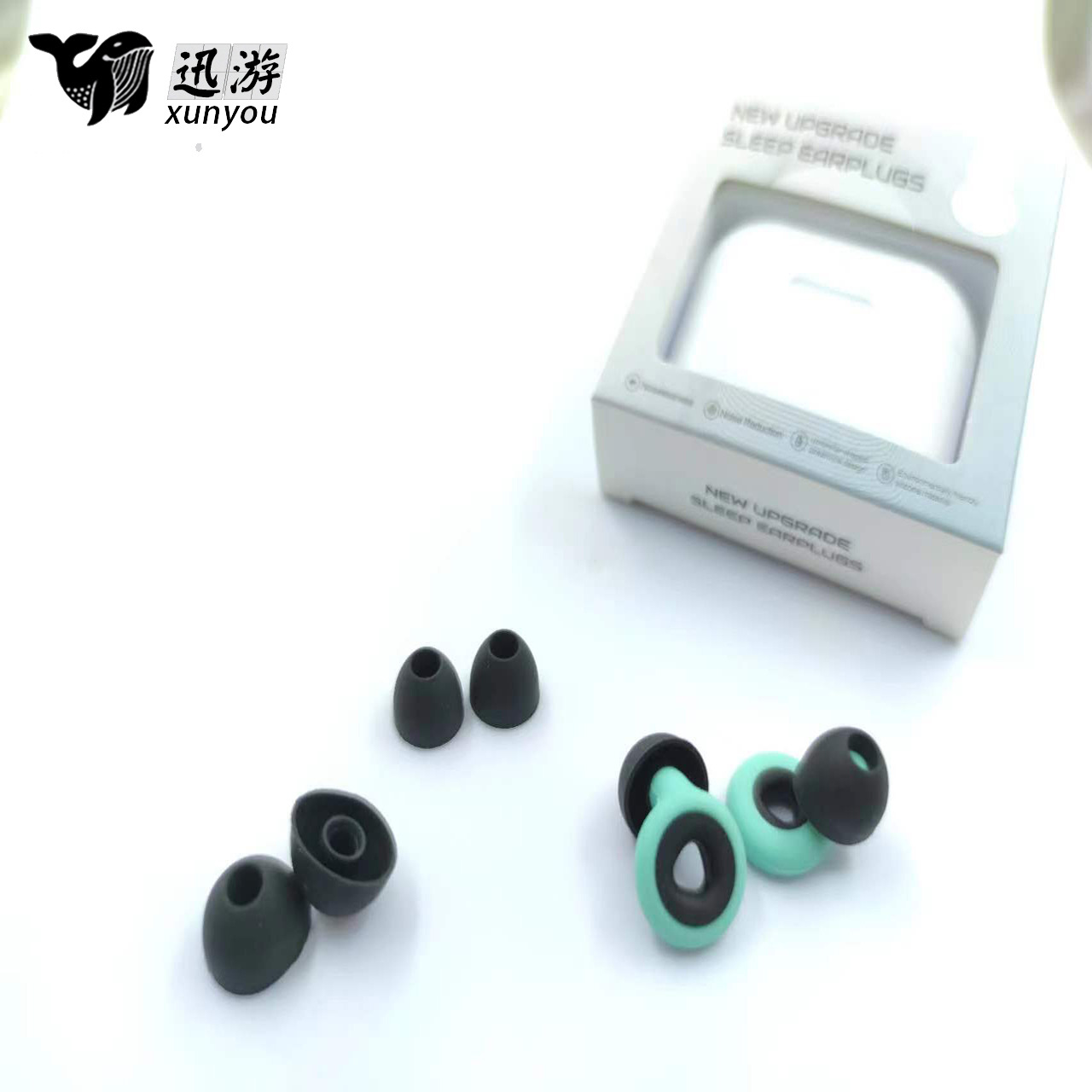 [Venta caliente transfronteriza tapones para los oídos de reducción de ruido] tapones para los oídos de silicona para dormir insonorizados Amazon caliente en stock al por mayor