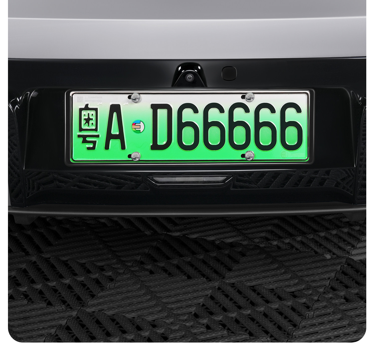 Suitable for Xiaomi Yu7/Su7 License Plate Frame with Full Edge Protection, New Energy License Plate Frame Accessories
