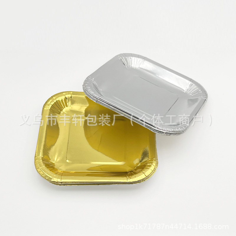 Platos de papel desechables platos de platos