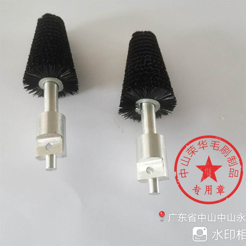 吸尘刷小型螺旋式毛刷辊清洗去污除尘工业尼龙弹簧式去毛刺毛刷辊